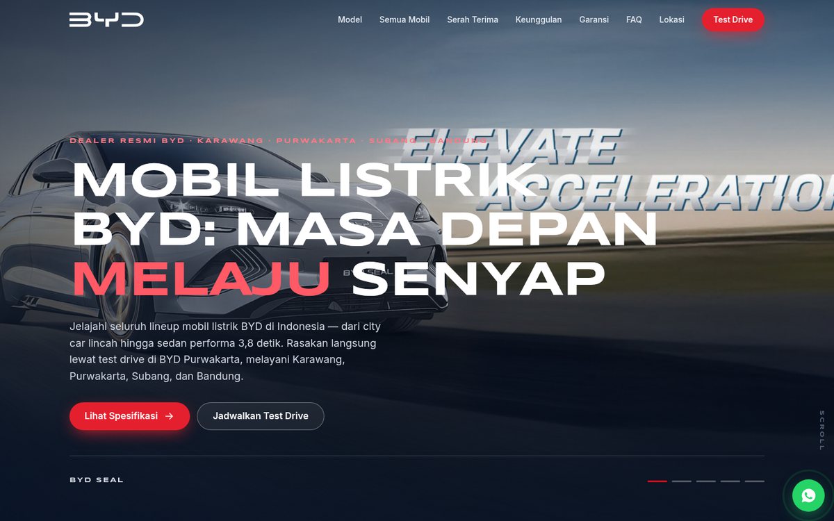 BYD Purwakarta website hero